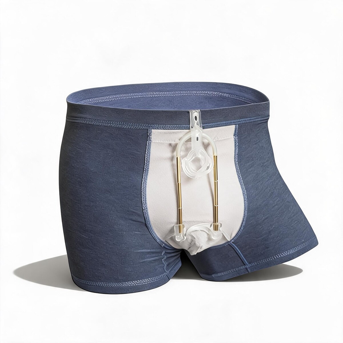 Men's Wearable Training Shorts with Adjustable Support Frame - Comfortable Stretch Fitness Underwear for Daily Home Practice, 4 Colours, Sizes L-3XL