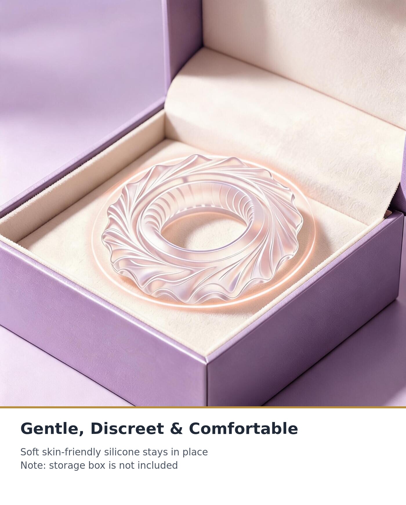 Soft Silicone Retainer Ring - Flexible Spiral Design, Skin-Friendly and Reusable, Comfortable Daily Wear, Discreet Shipping, 1 / 5 / 10 / 15 Pack Options - Image 6