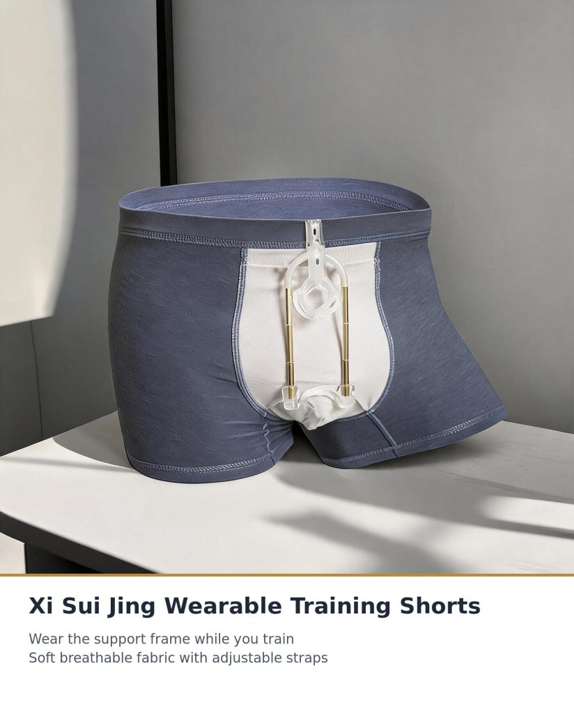 Xi Sui Jing shorts detail EN
